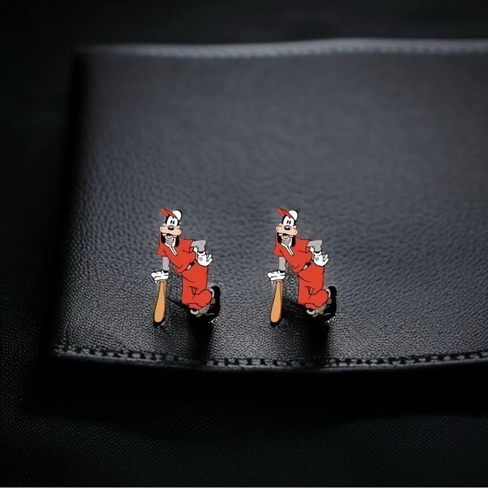 Hit a Home Run with Our Goofy Baseball Stud Earrings! ⚾️ NWT Disney Sports Studs